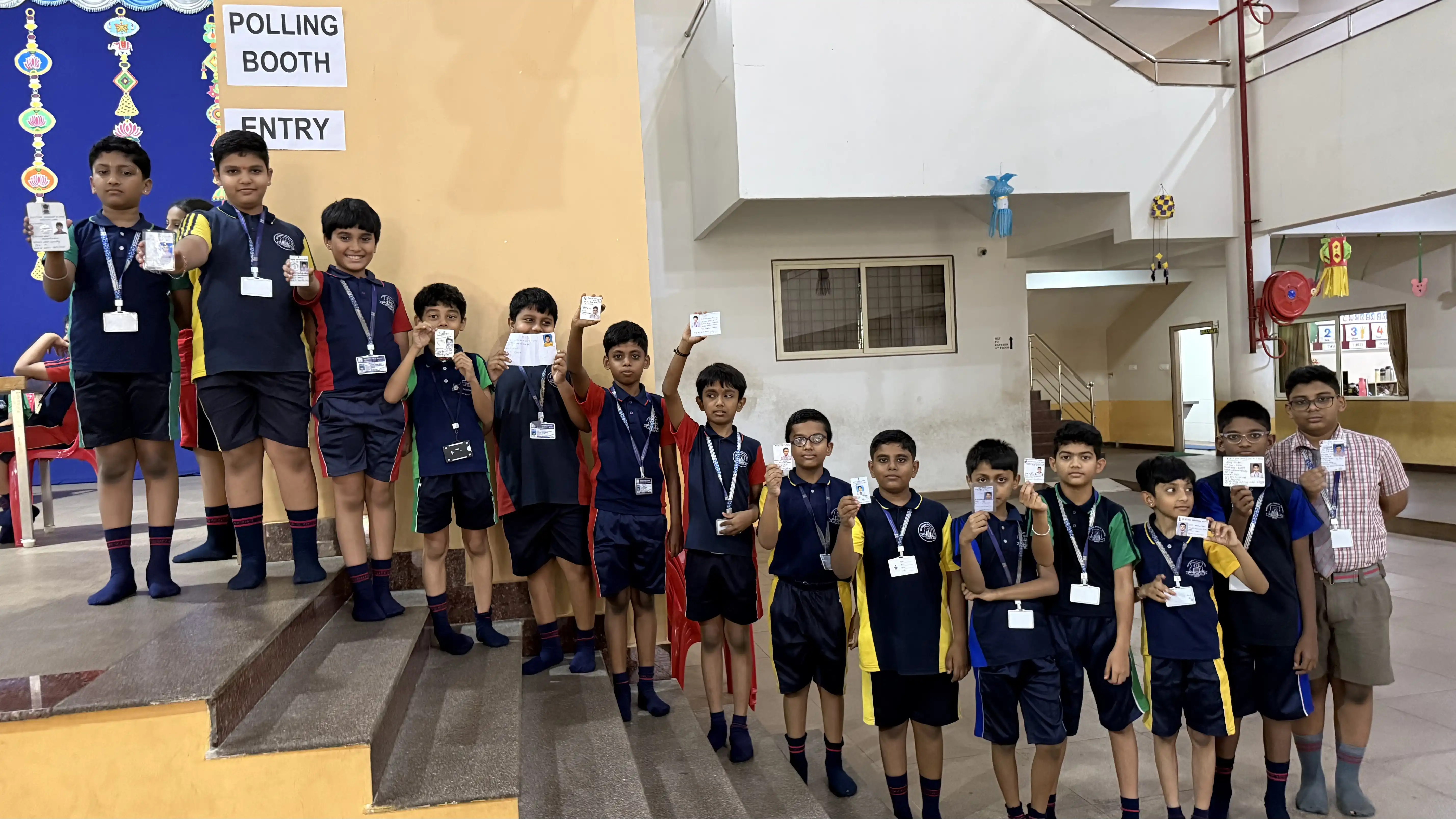 Vidyodaya Public School Election Activity Using Electronic Voting Machine