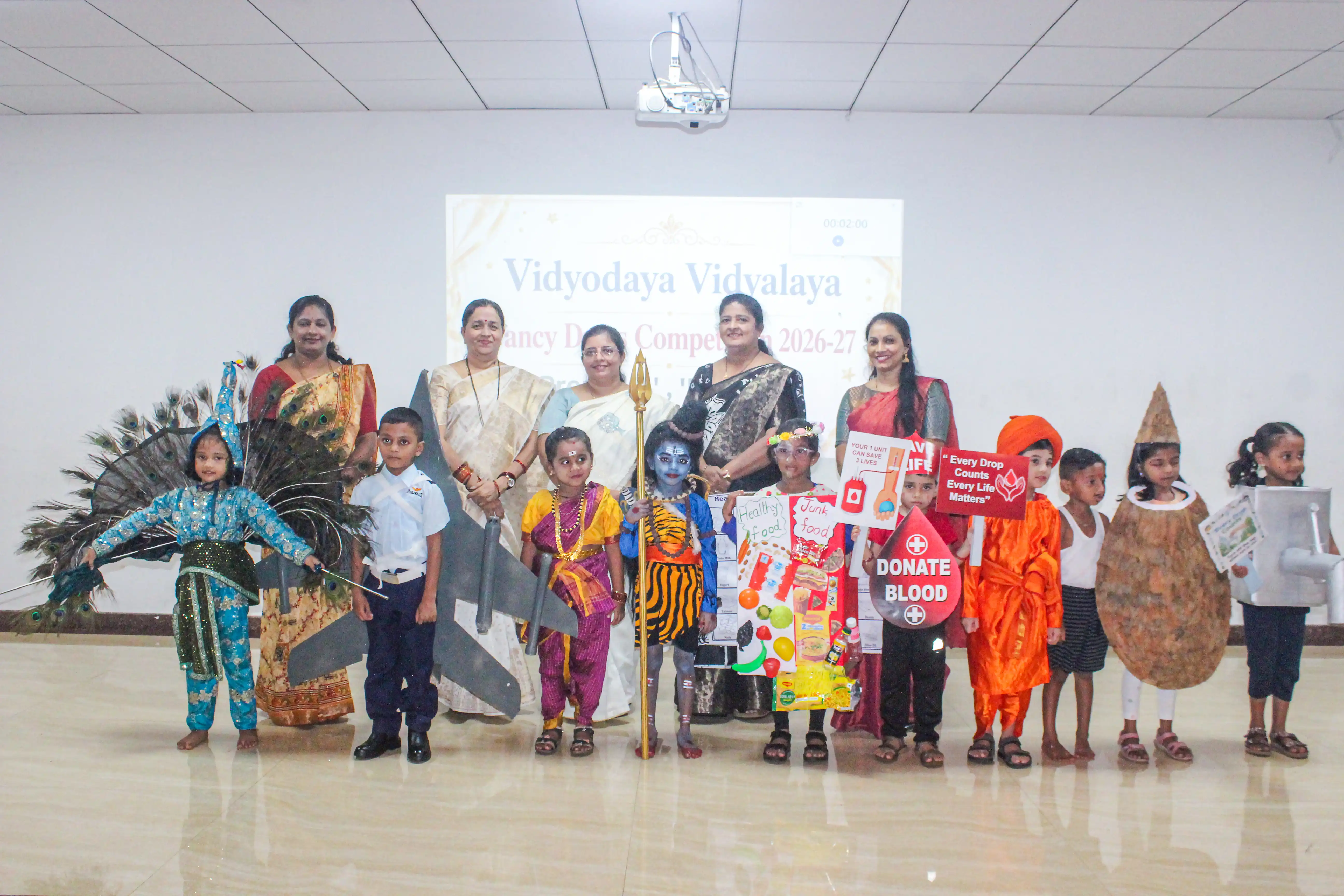 Vidyodaya Public School conducts Fancy Dress Competition for Prep II students