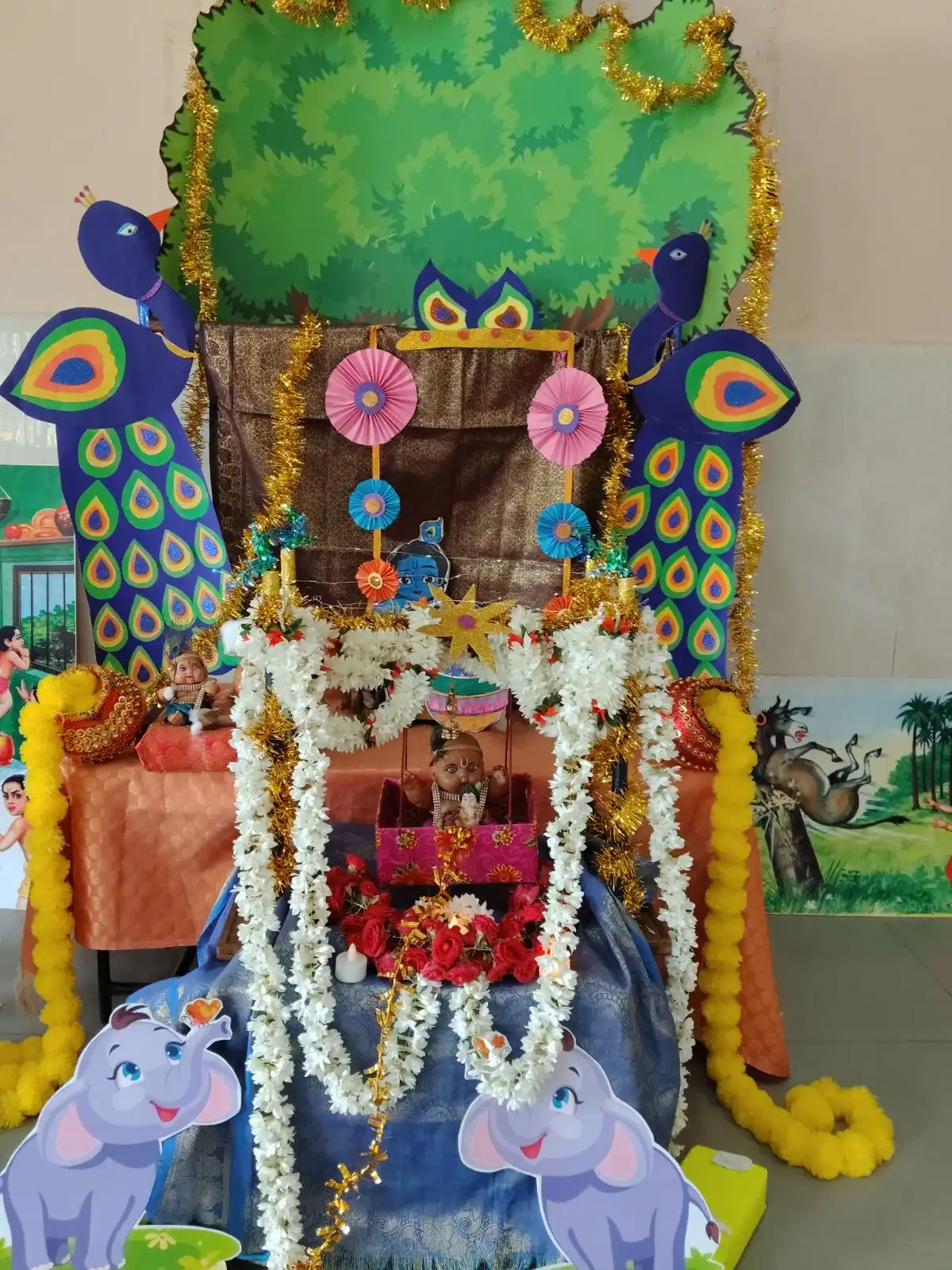 Sri Krishna janmashtami Celebration at Vidyodaya Public School Udupi