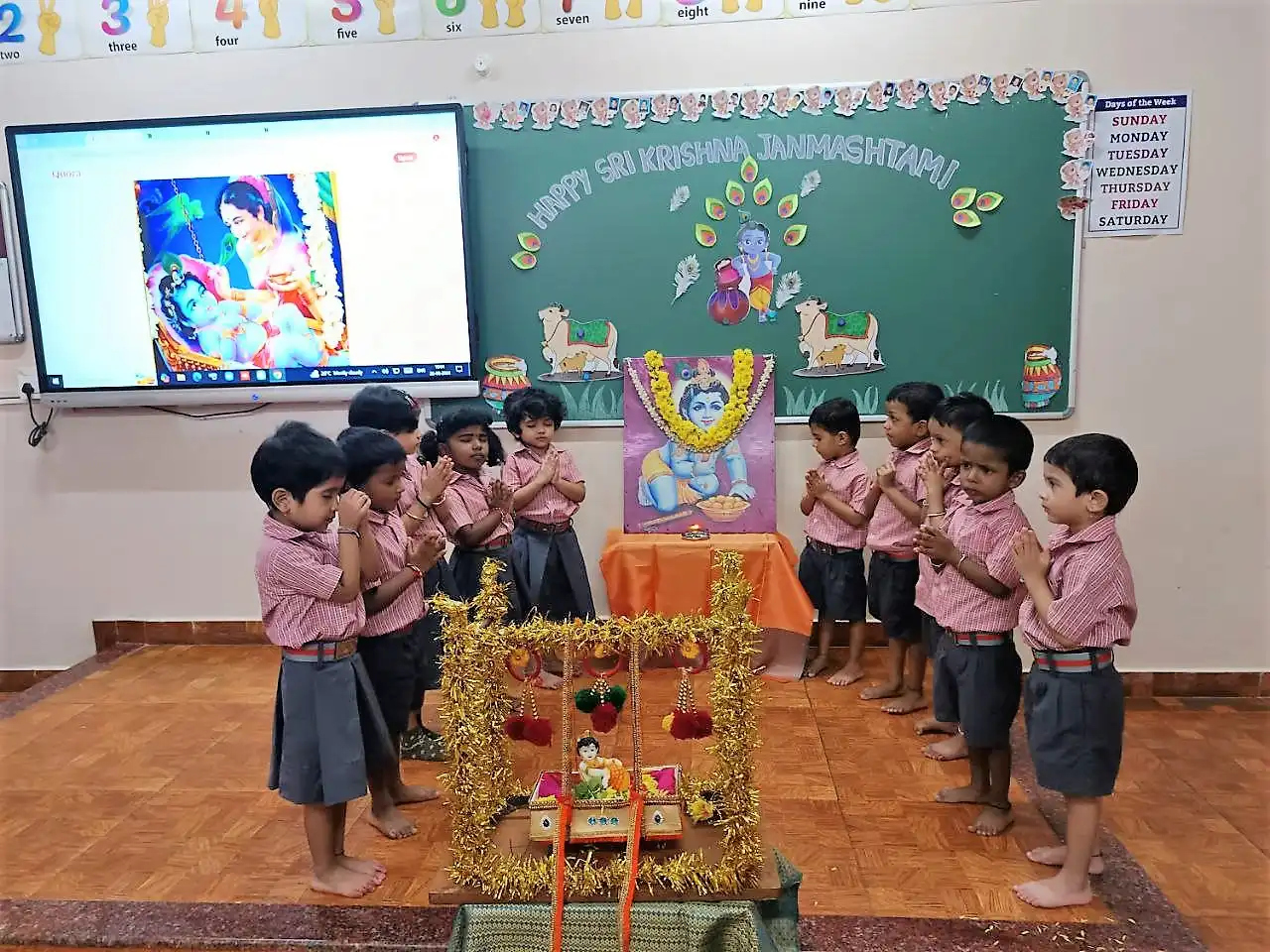 Srikrishna Janmashtami Celebration at Vidyodaya Public Shcool Udupi
