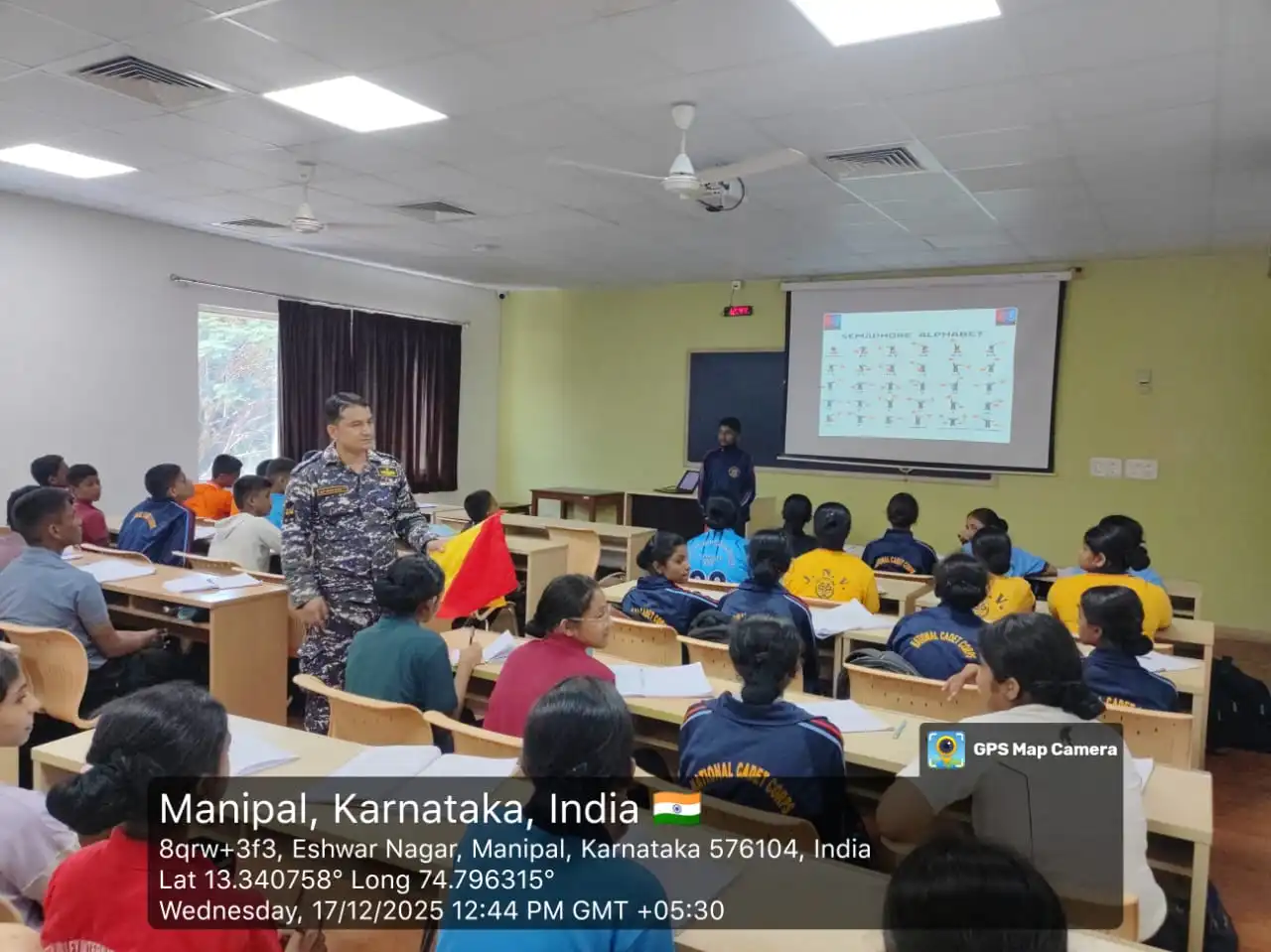 NCC cadets of Vidyodaya Public School at CATC Manipal