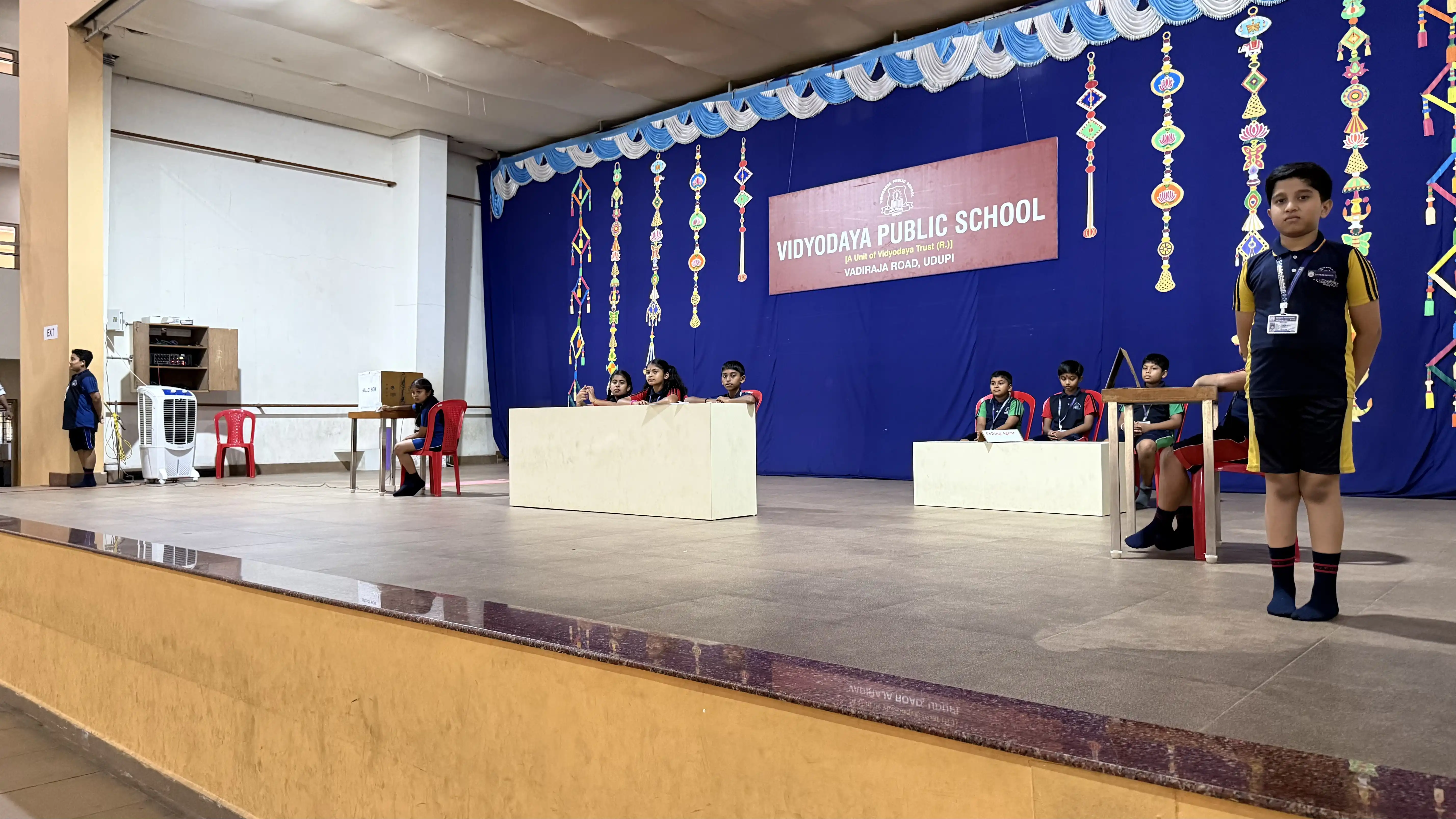 Vidyodaya Public School Election Activity Using Electronic Voting Machine