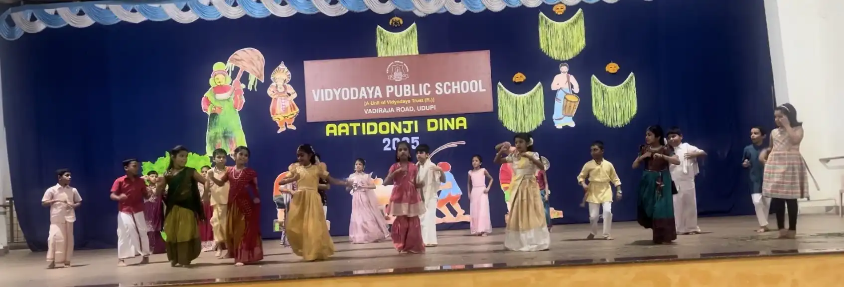 Vidyodaya Public School Udupi Celebrating Aatidonji Dina