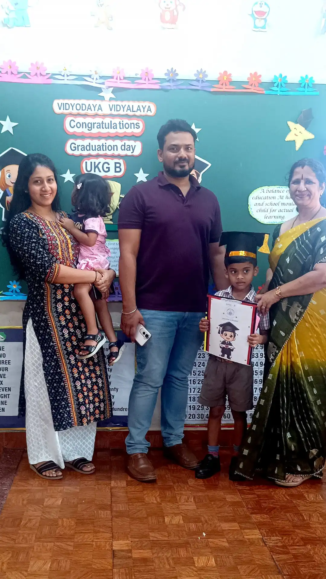 UKG Graduation Day 2026 and Merit Certificate Distribution at Vidyodaya Public School