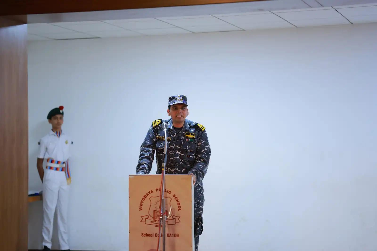 NCC Valedictory Function 2024–26 Conducted at 77JD Vidyodaya School Sub Unit