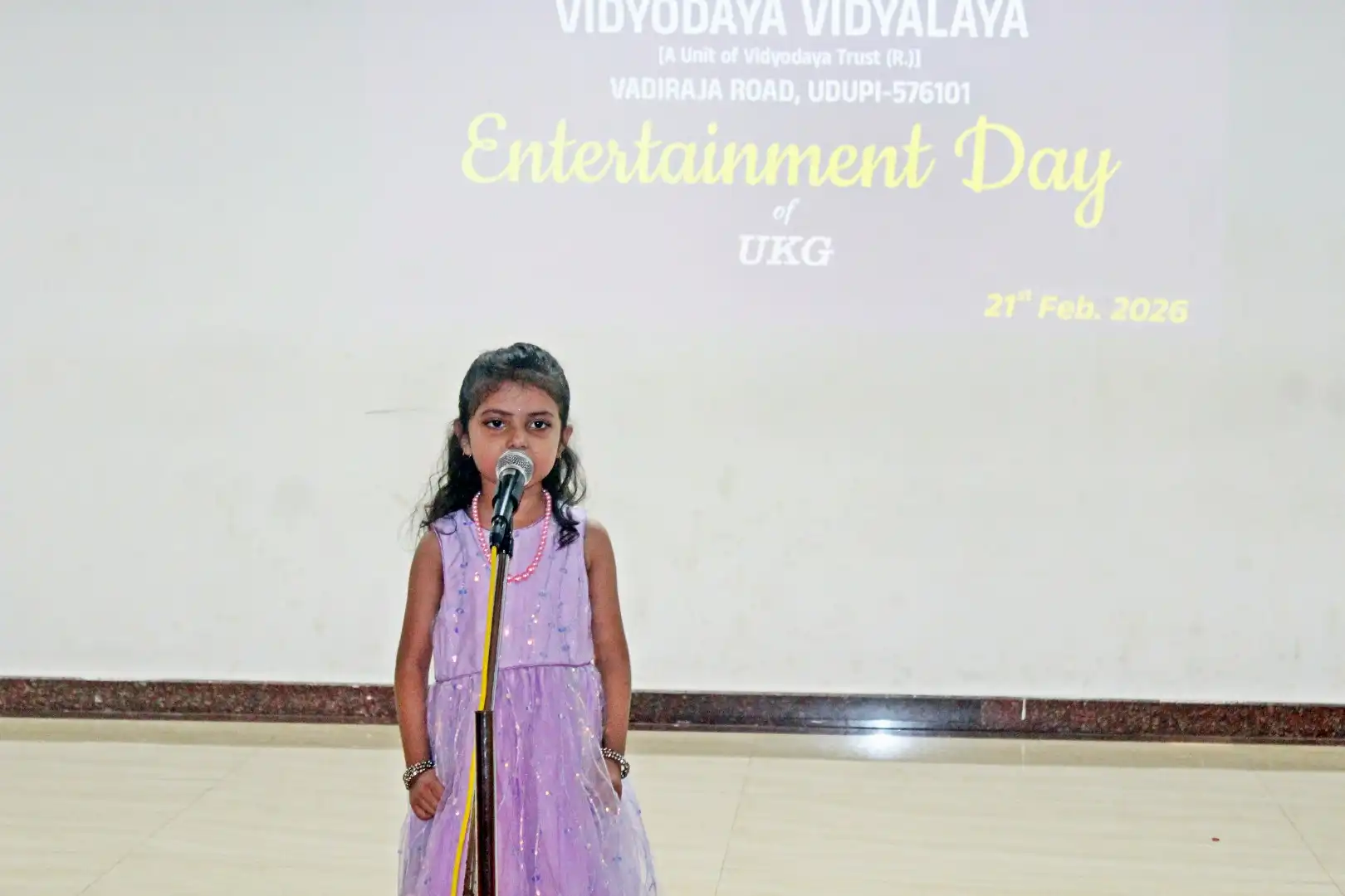 Entertainment Day UKG Section 2026 Celebration at Vidyodaya Public School