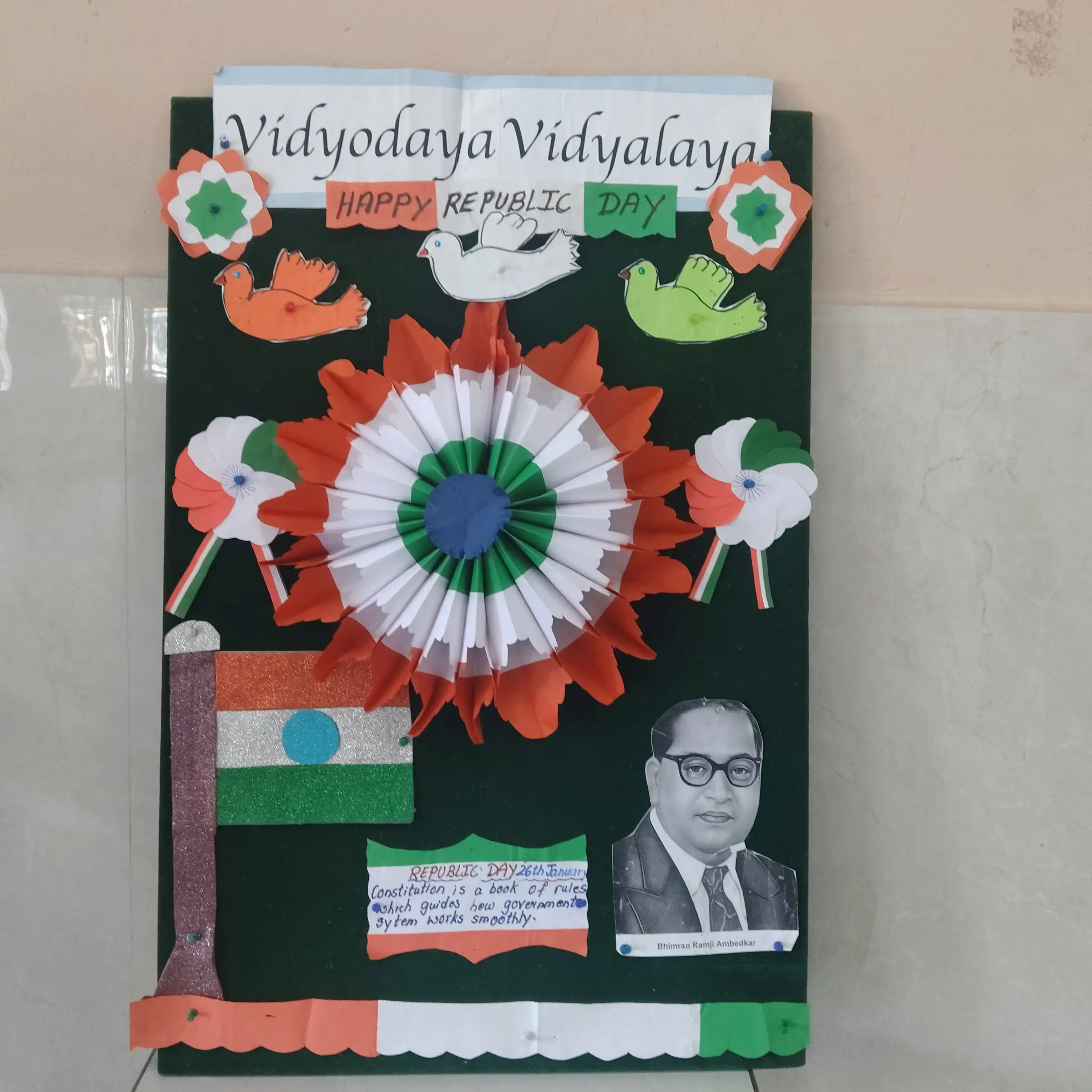 Republic Day activity for pre-primary students