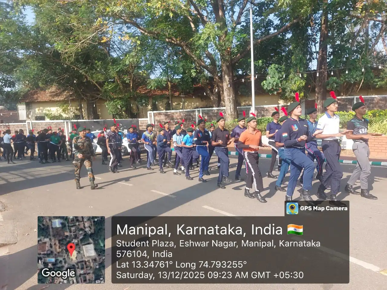 NCC cadets of Vidyodaya Public School at CATC Manipal