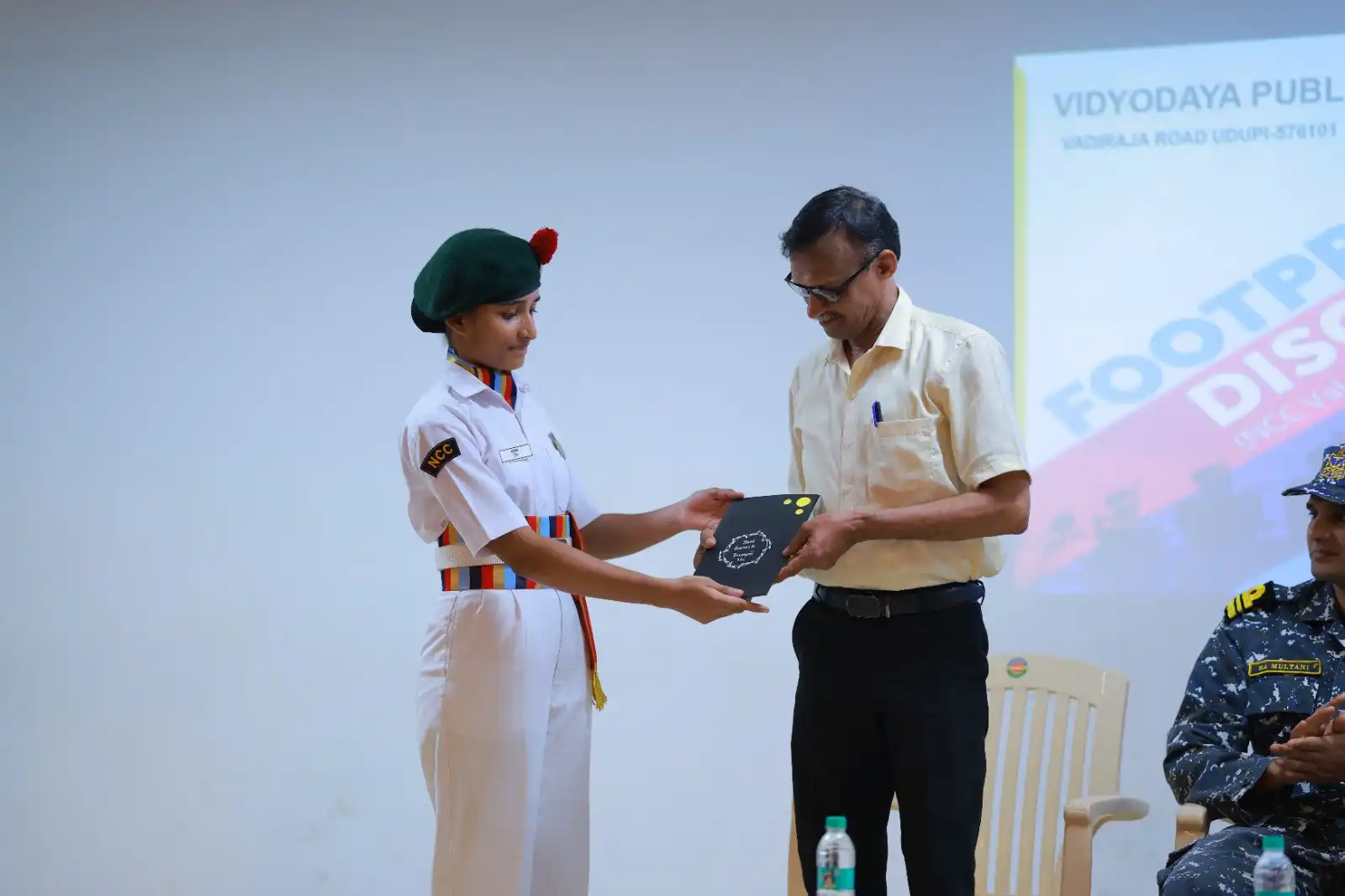 NCC Valedictory Function 2024–26 Conducted at 77JD Vidyodaya School Sub Unit