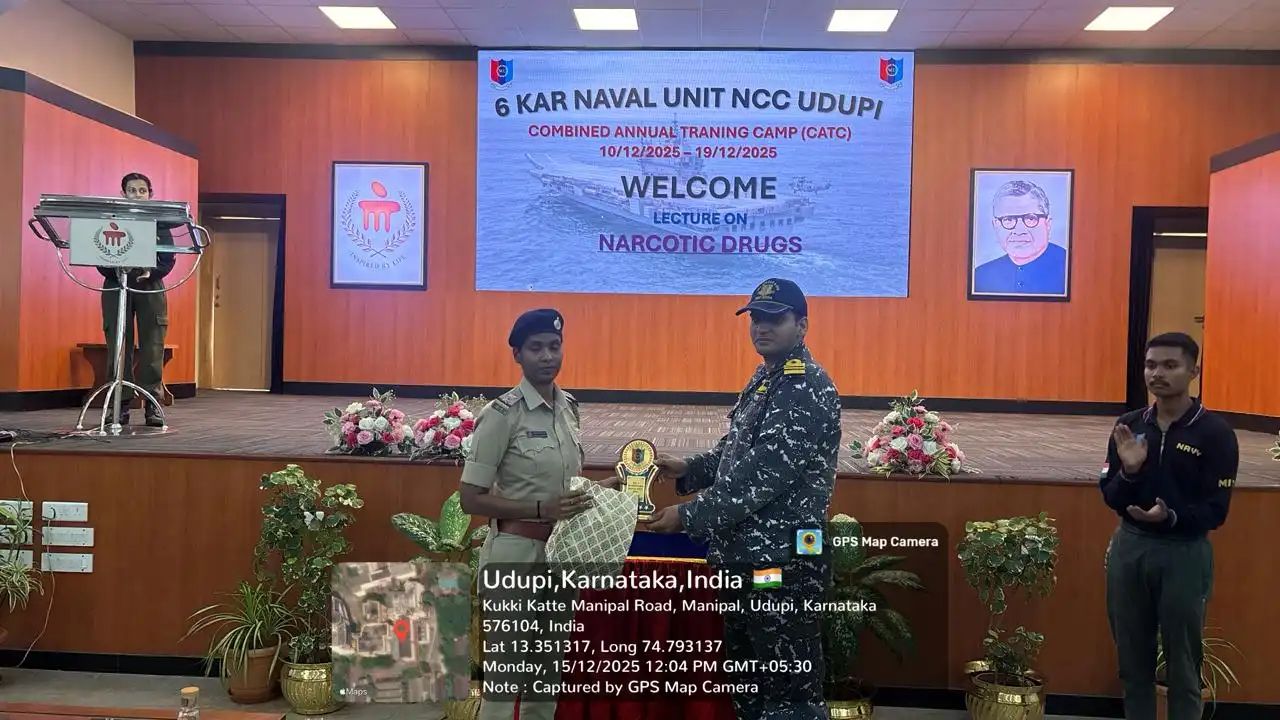 NCC cadets of Vidyodaya Public School at CATC Manipal