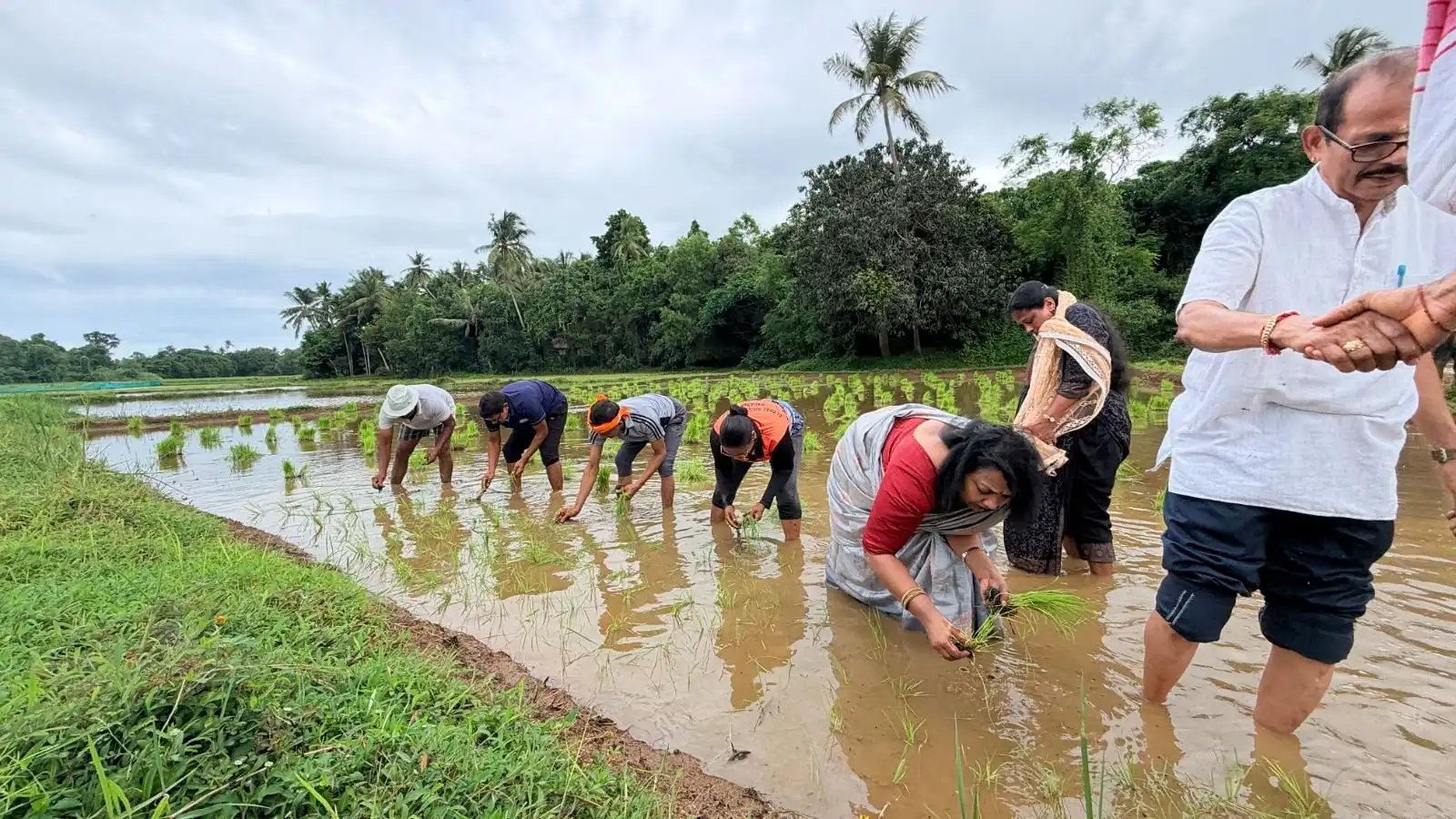 Educational agricultural visit by Vidyodaya students