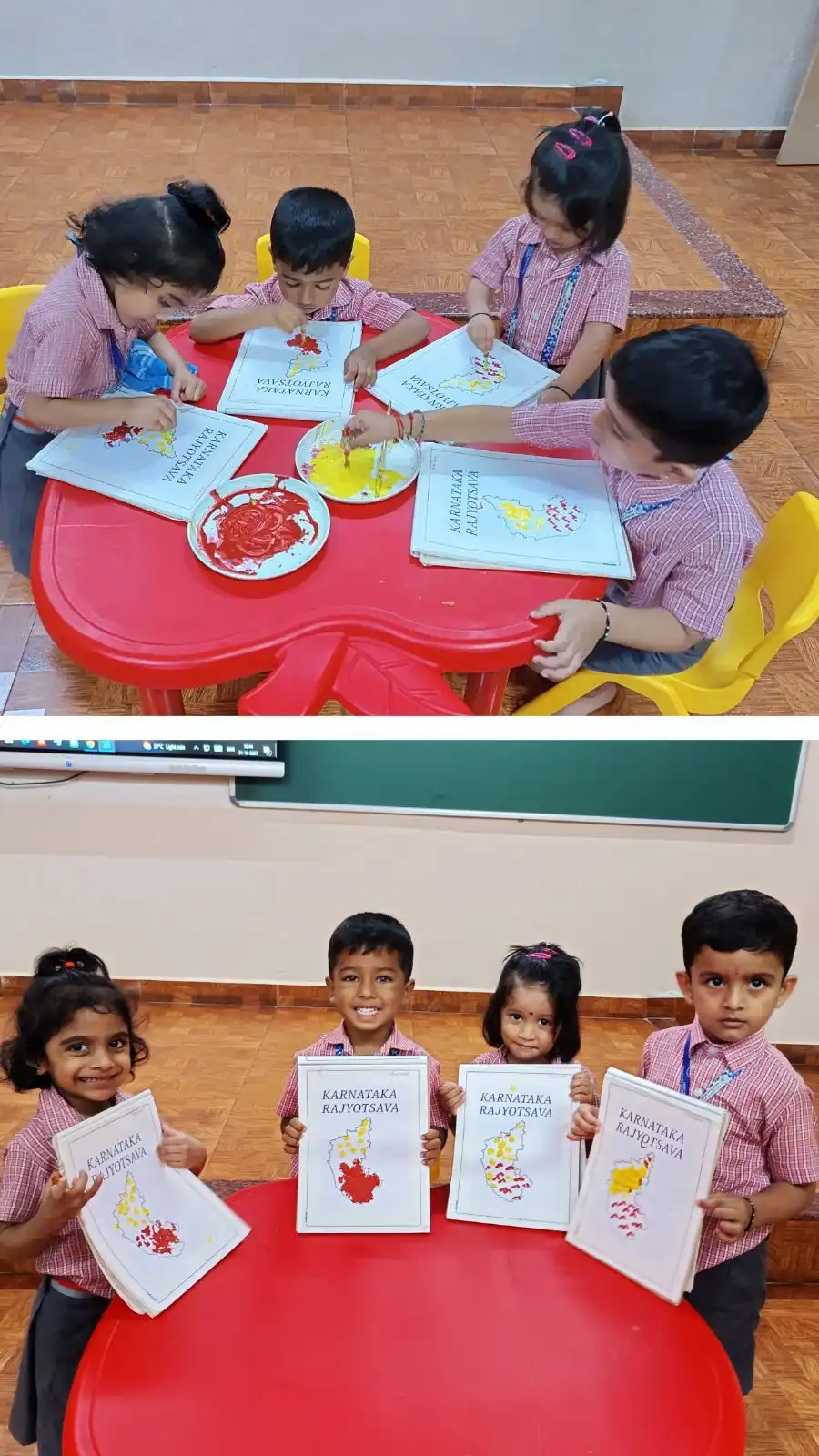 Karnataka Rajyotsava Celebration at Vidyodaya Public School Udupi