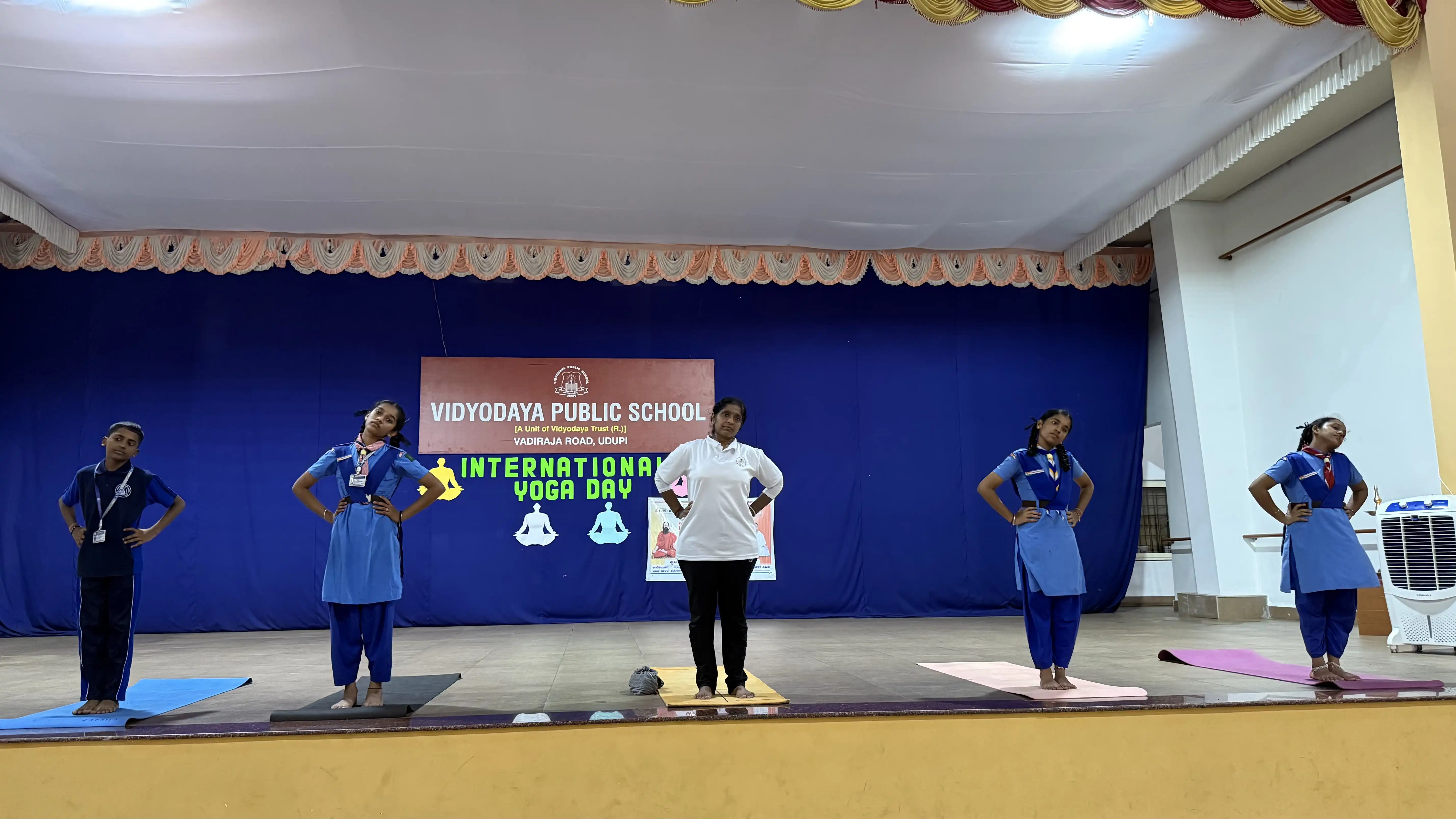 International Yoga Day celebration at Vidyodaya Public School