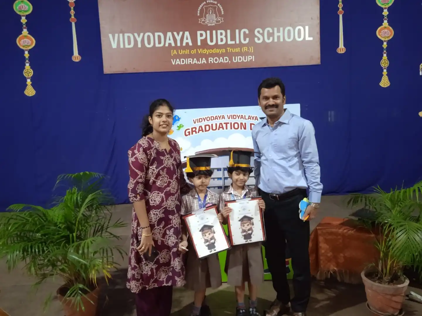 UKG Graduation Day 2026 and Merit Certificate Distribution at Vidyodaya Public School