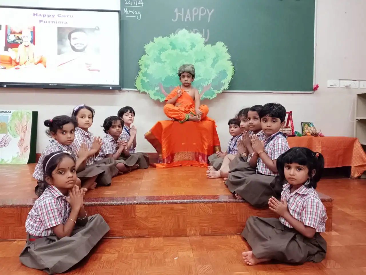 Gurupoornima at Vidyodaya Public School Udupi