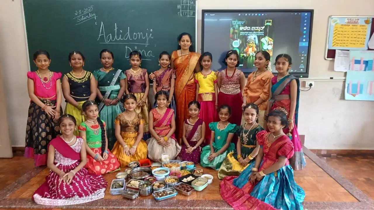 Vidyodaya Public School Udupi Celebrating Aatidonji Dina