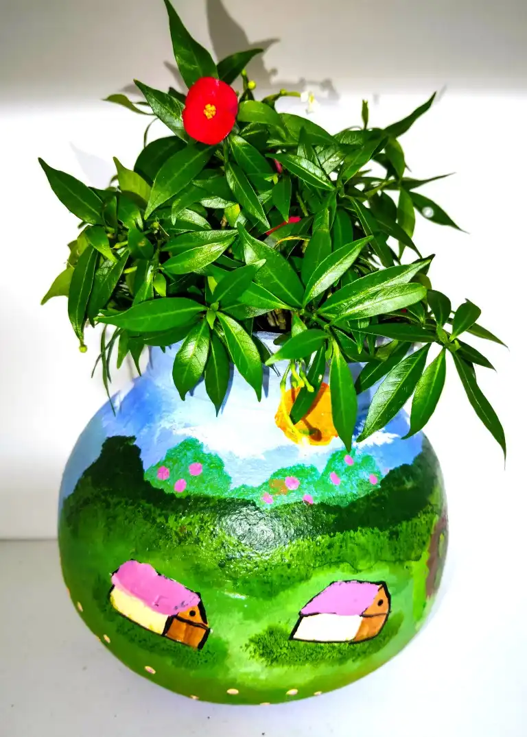 Pot Painting Competition 2025 Vidyodaya PU College Udupi