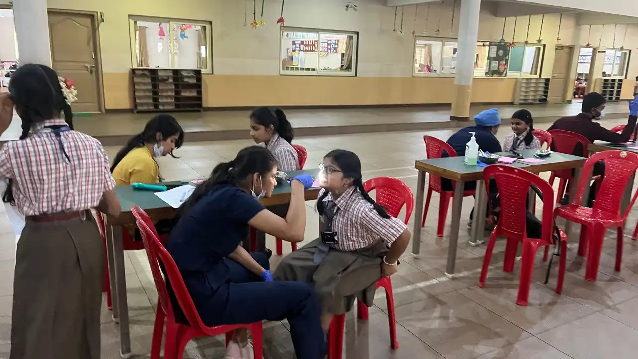 Medical Checkup at Vidyodaya Public School Udupi