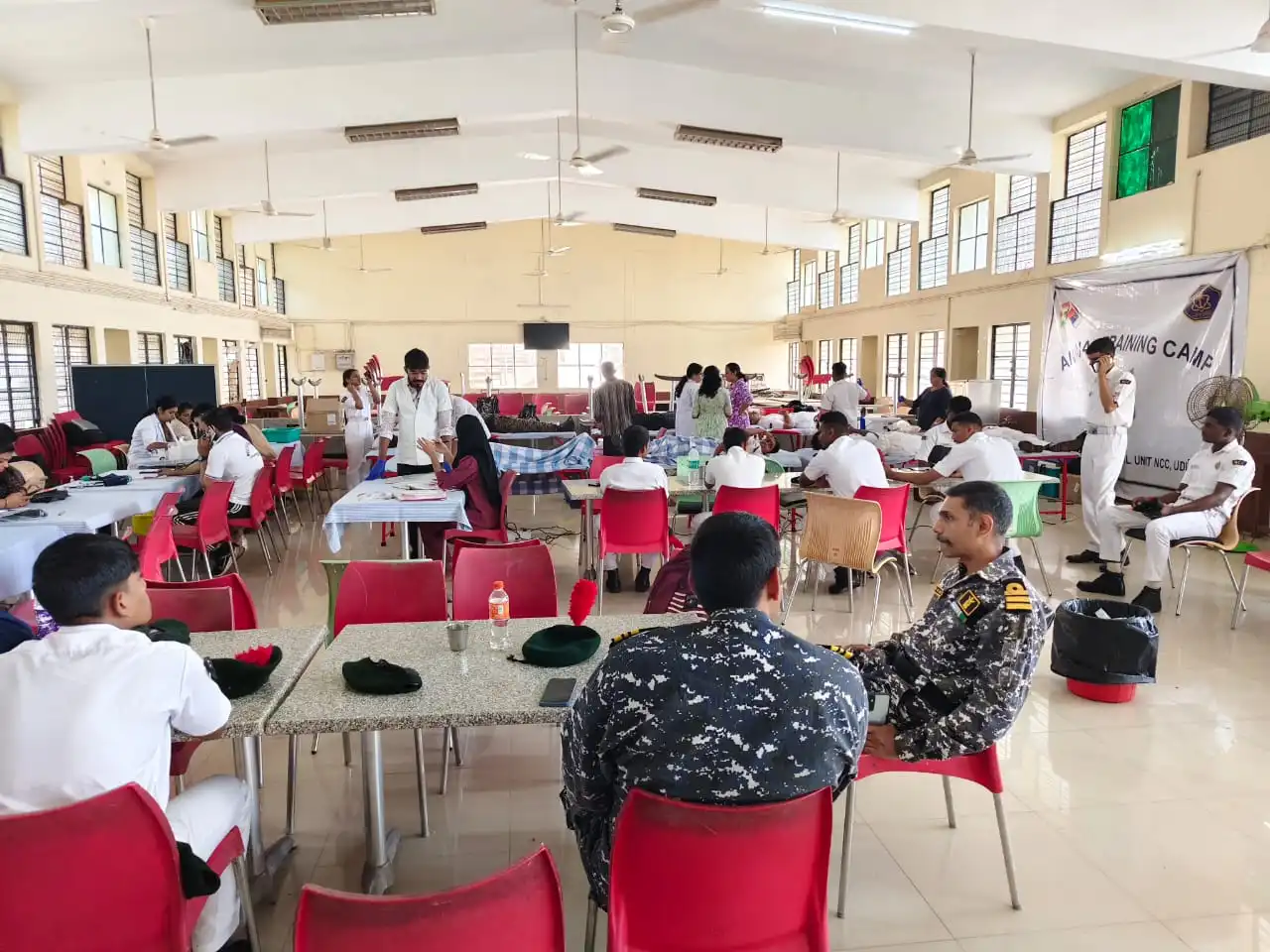 NCC cadets of Vidyodaya Public School at CATC Manipal