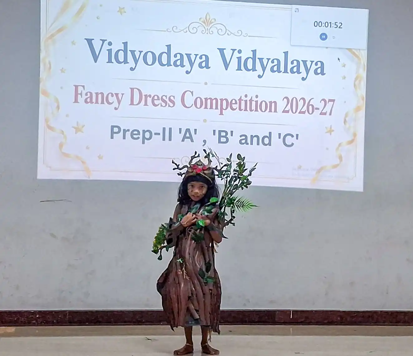 Vidyodaya Public School conducts Fancy Dress Competition for Prep II students
