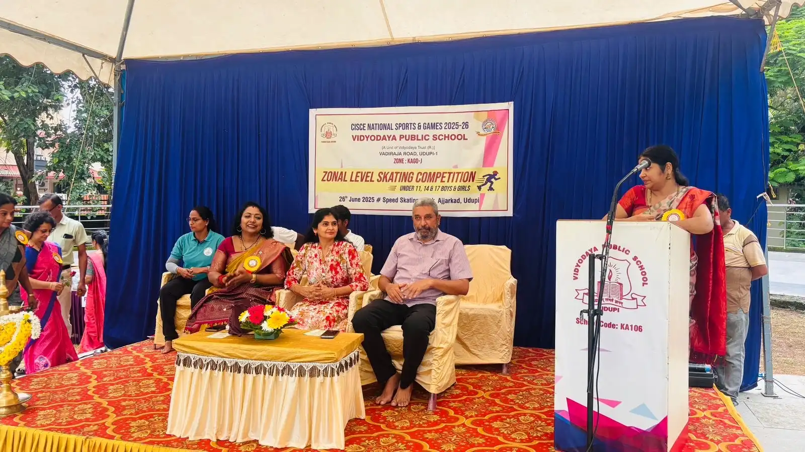 Vidyodaya Public School udupi Zonal Level CISCE National Sports and Games Skating Competition