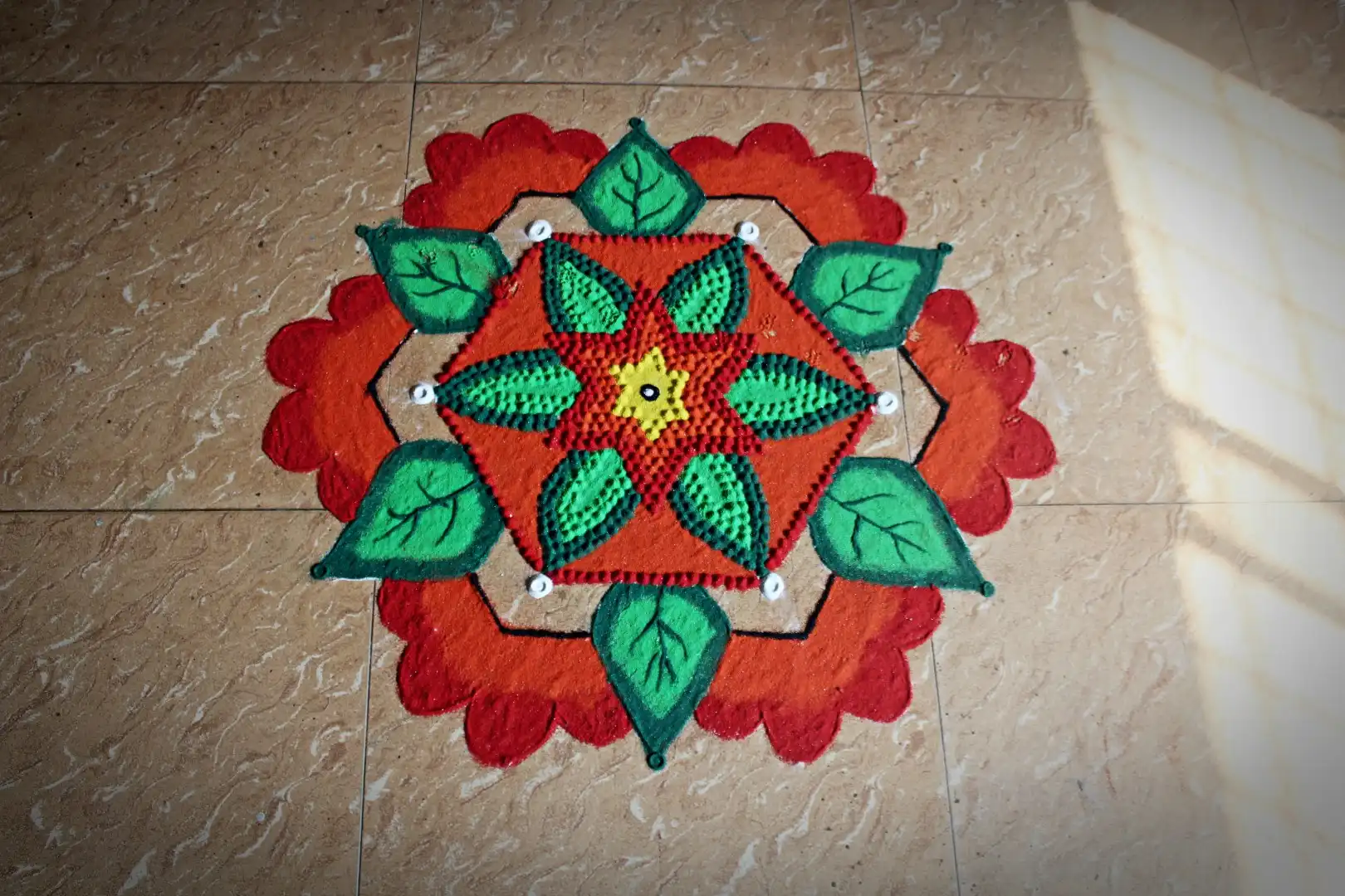 Rangoli Competition held at Vidyodaya P U College, Udupi