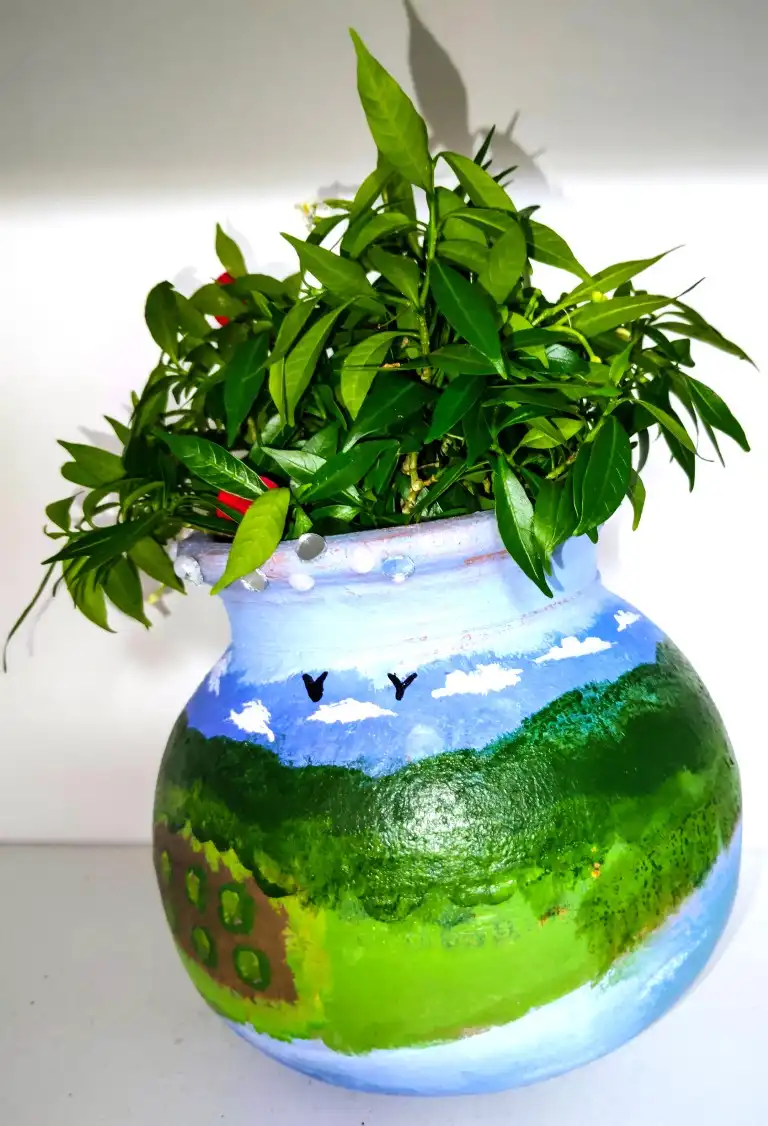 Pot Painting Competition 2025 Vidyodaya PU College Udupi