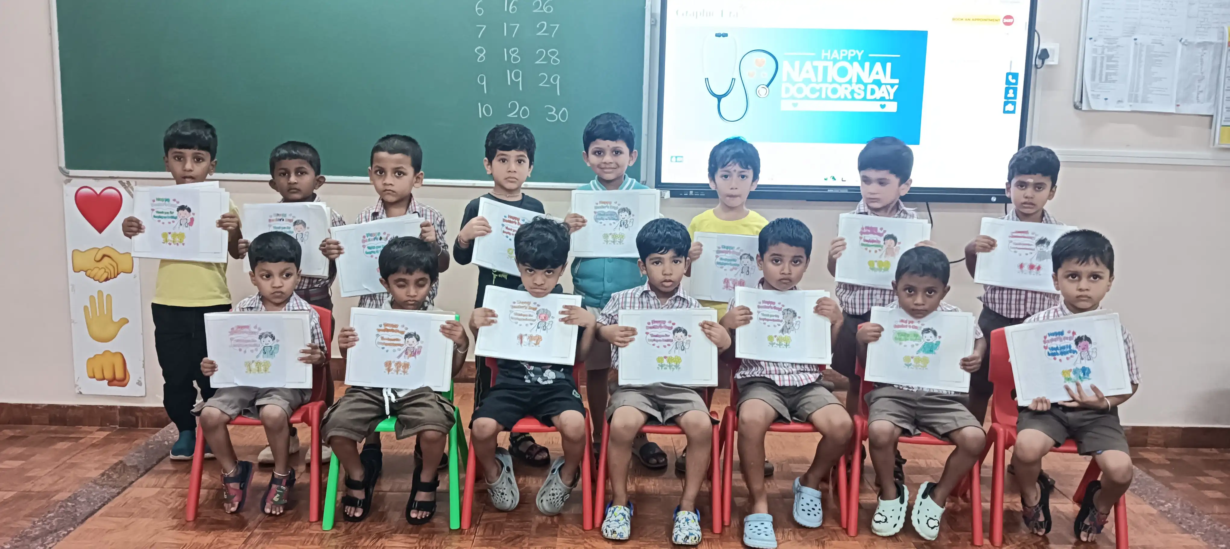 Doctor's Day Activity at Vidyodaya Public School