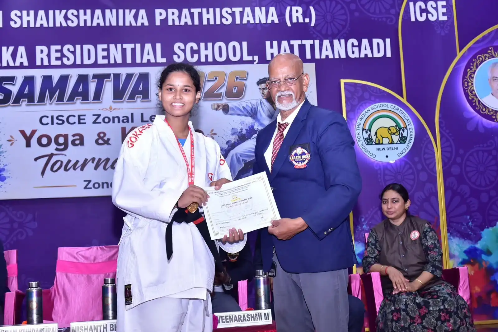 Vidyodaya Public School karate champions