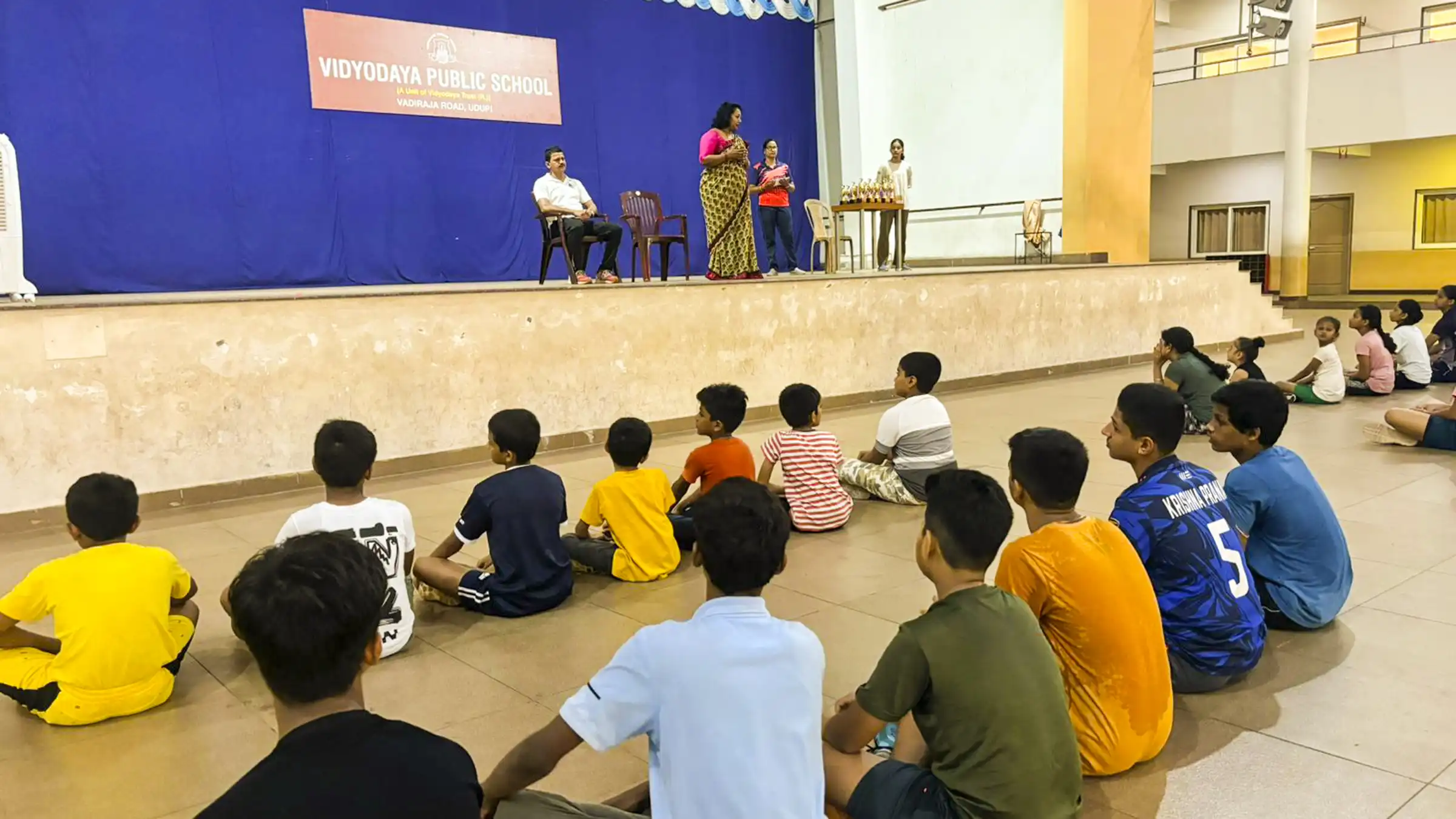 Vidyodaya Public School Udupi Badminton Session