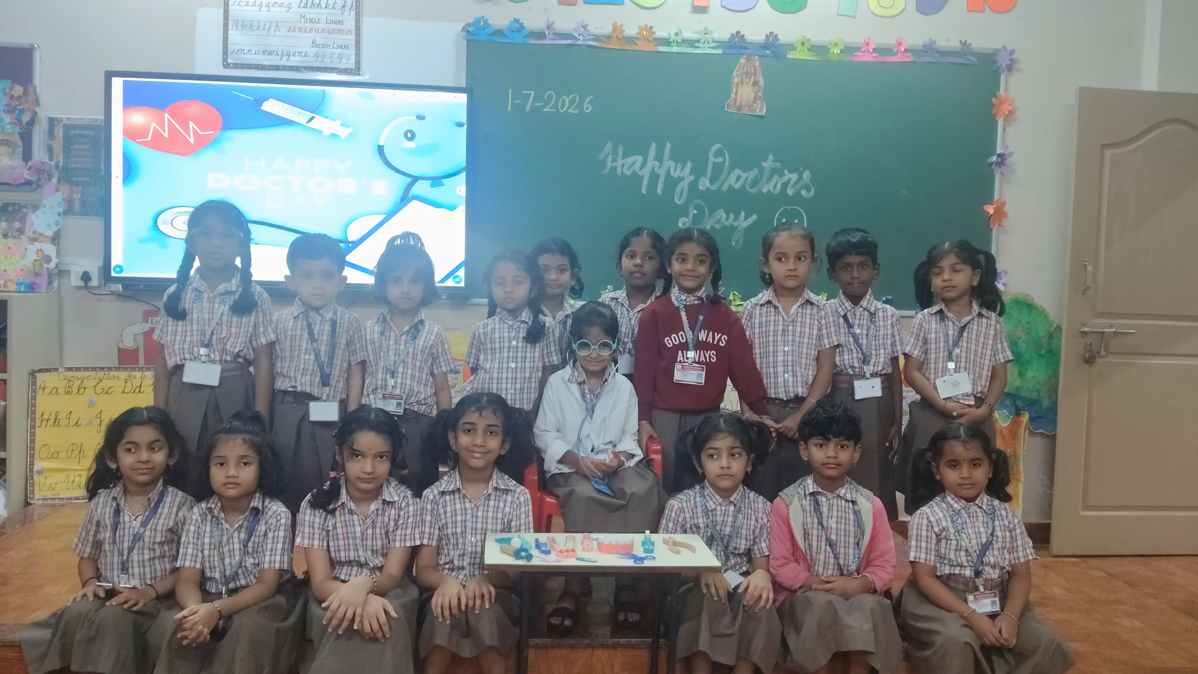 Doctor's Day Activity at Vidyodaya Public School