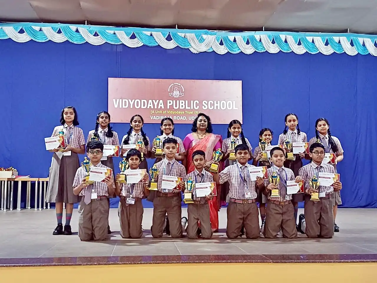 Prize Distribution Ceremony 2025 Vidyodaya Public School Udupi
