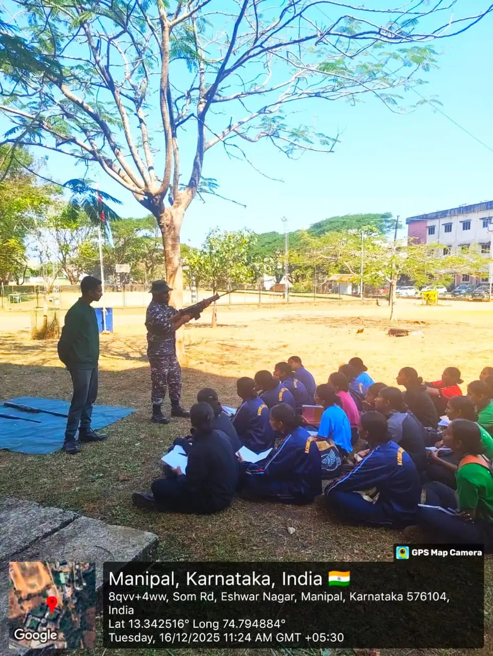 NCC cadets of Vidyodaya Public School at CATC Manipal