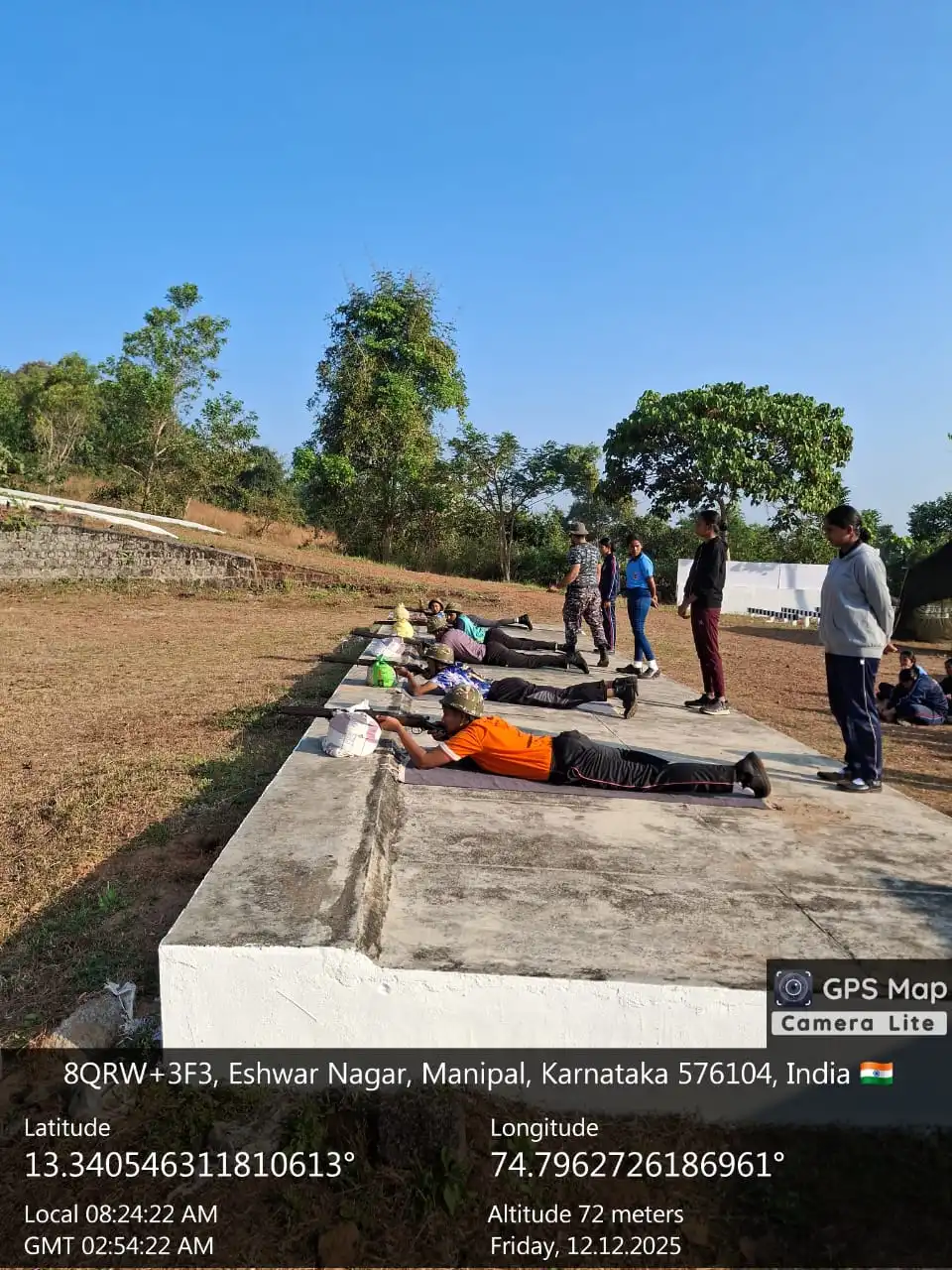 NCC cadets of Vidyodaya Public School at CATC Manipal