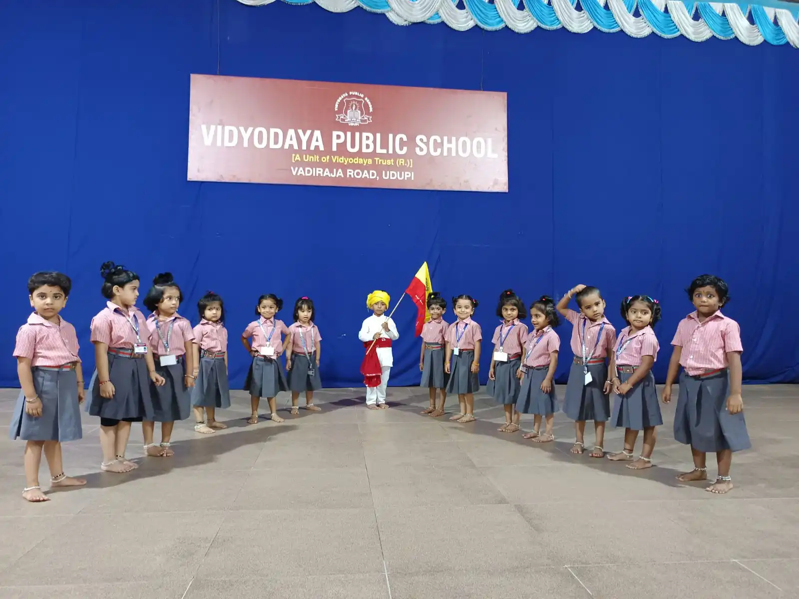 Karnataka Rajyotsava Celebration at Vidyodaya Public School Udupi
