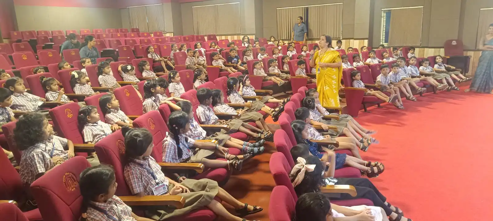 Vidyodaya Public School Pre-Primary students participating in World Blood Donor Day activity
