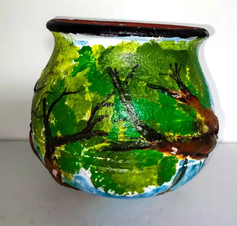 Pot Painting Competition 2025 Vidyodaya PU College Udupi