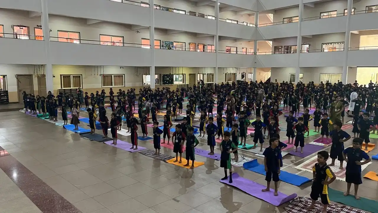 Vidyodaya Public School Udupi International Yoga Day