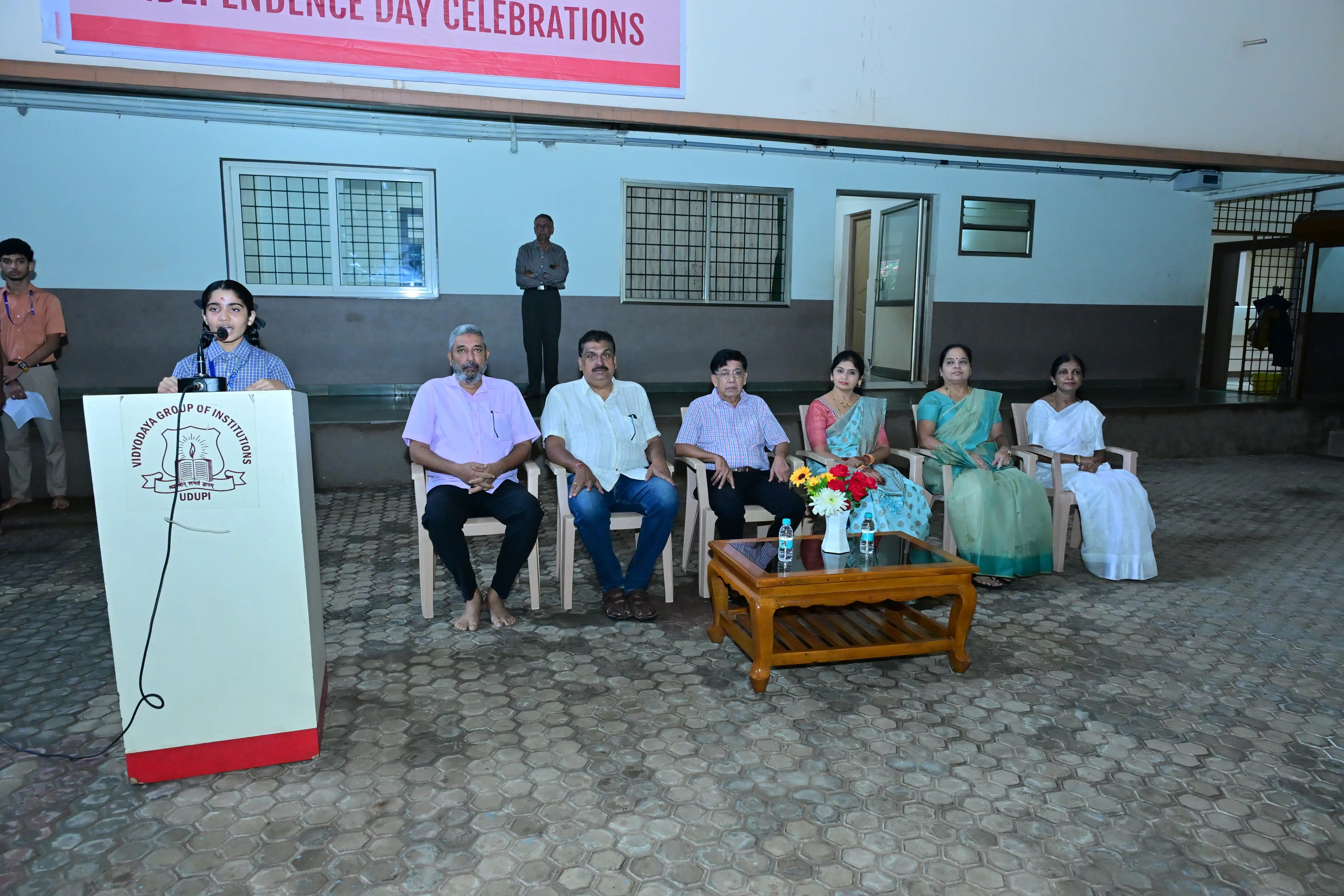 Independence Day Celebrations at Vidyodaya P U College, Udupi