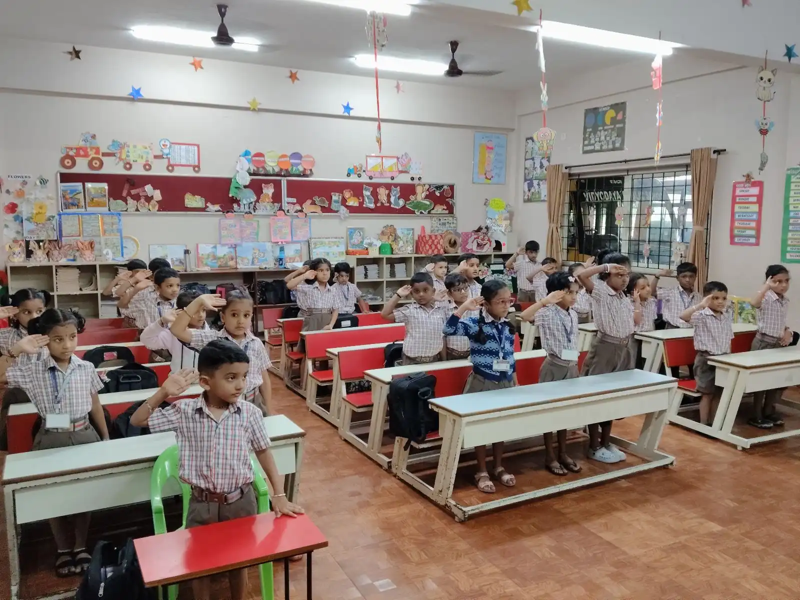 Vidyodaya Public School Udupi celebrating Kargil Vijay Divas