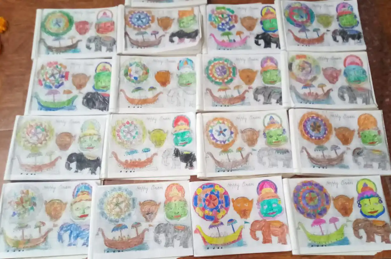 Onam Celebrations at Vidyodaya Public School Udupi