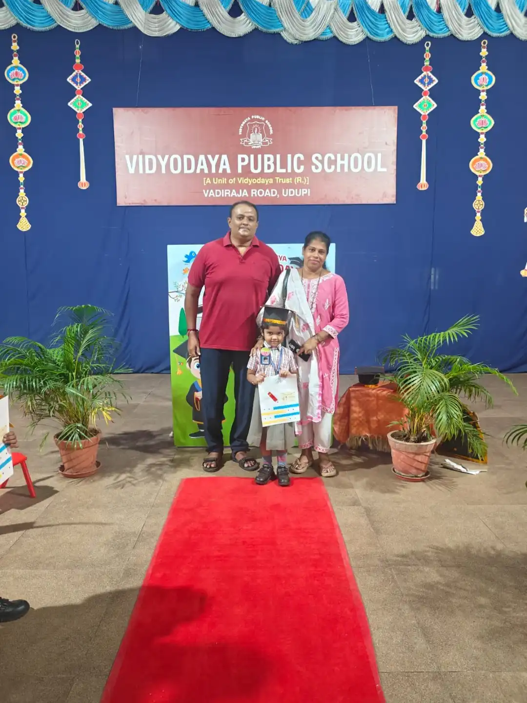 UKG Graduation Day 2026 and Merit Certificate Distribution at Vidyodaya Public School