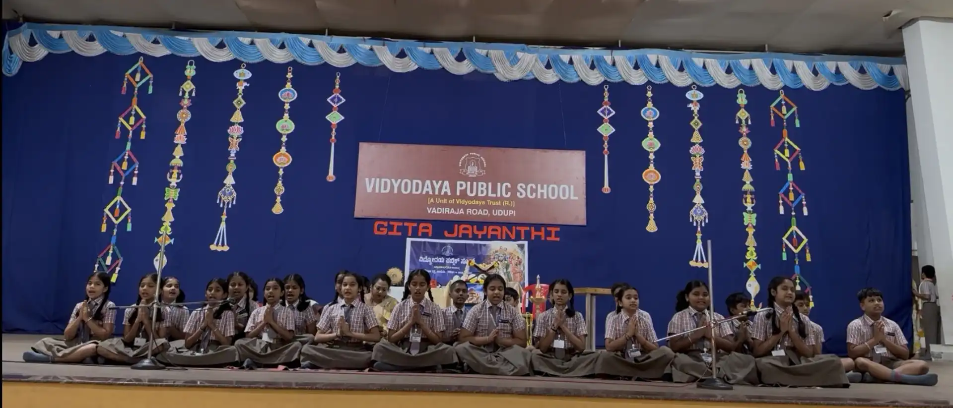 Gita Jayanthi Celebration at Vidyodaya Public School