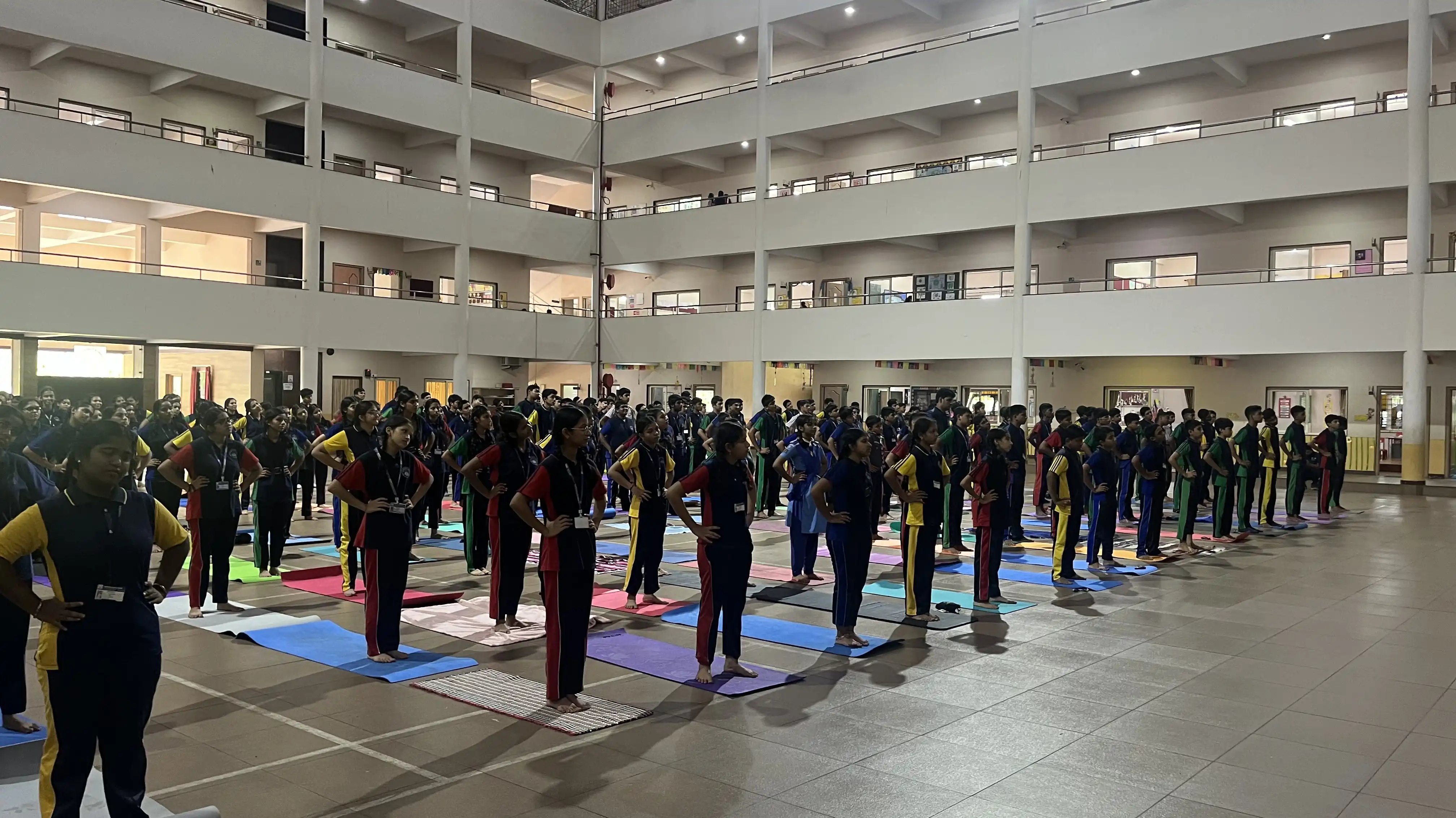 International Yoga Day at Vidyodaya Public School Udupi