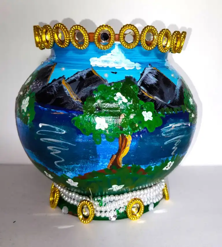 Pot Painting Competition 2025 Vidyodaya PU College Udupi