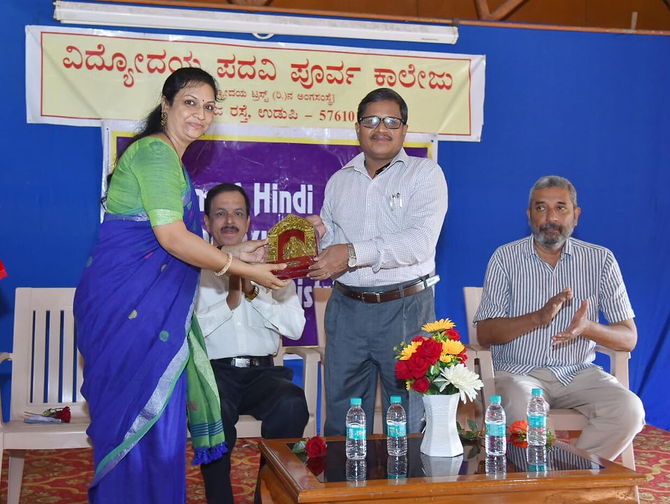 Hindi Workshop Vidyodaya PU College, Udupi