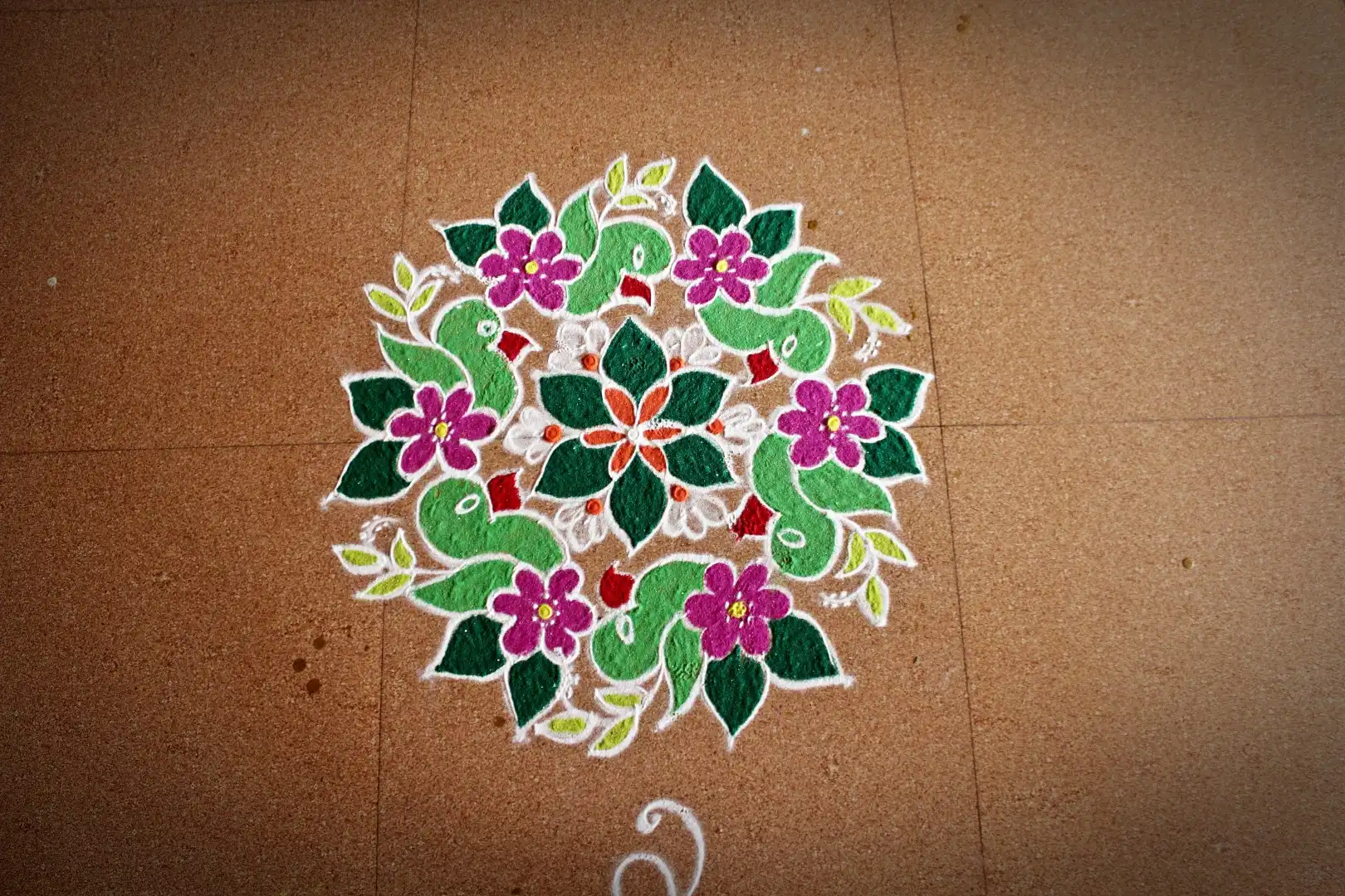 Rangoli Competition held at Vidyodaya P U College, Udupi