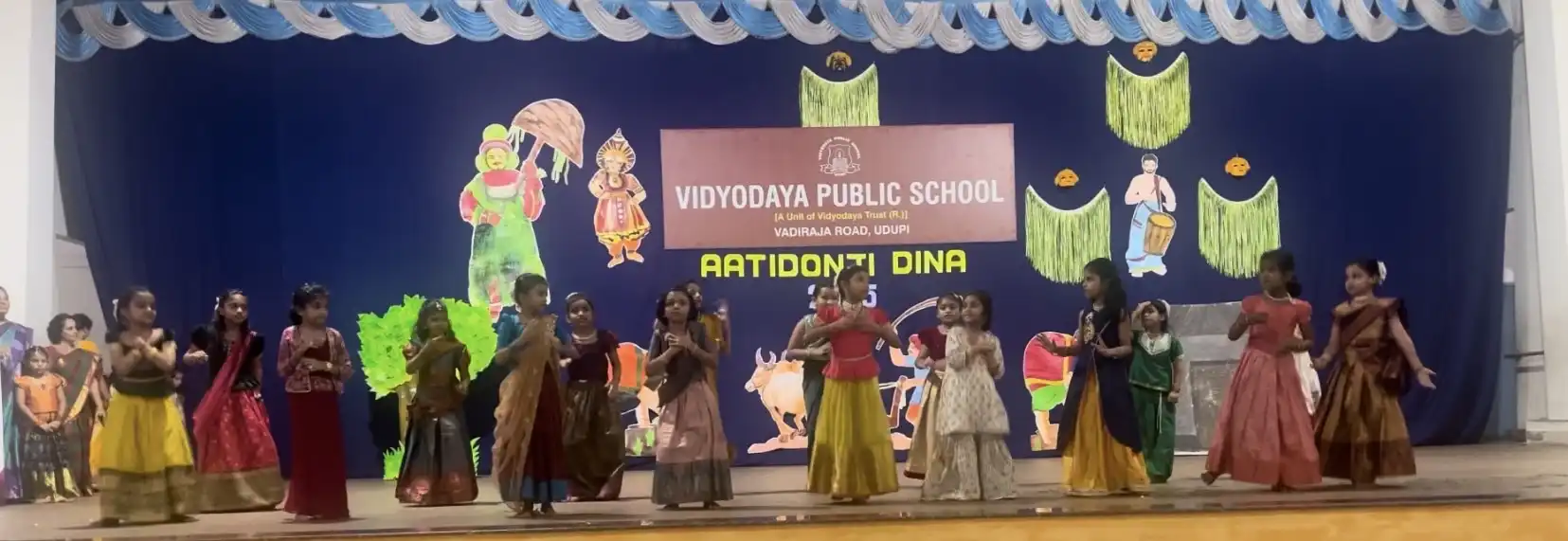 Vidyodaya Public School Udupi Celebrating Aatidonji Dina