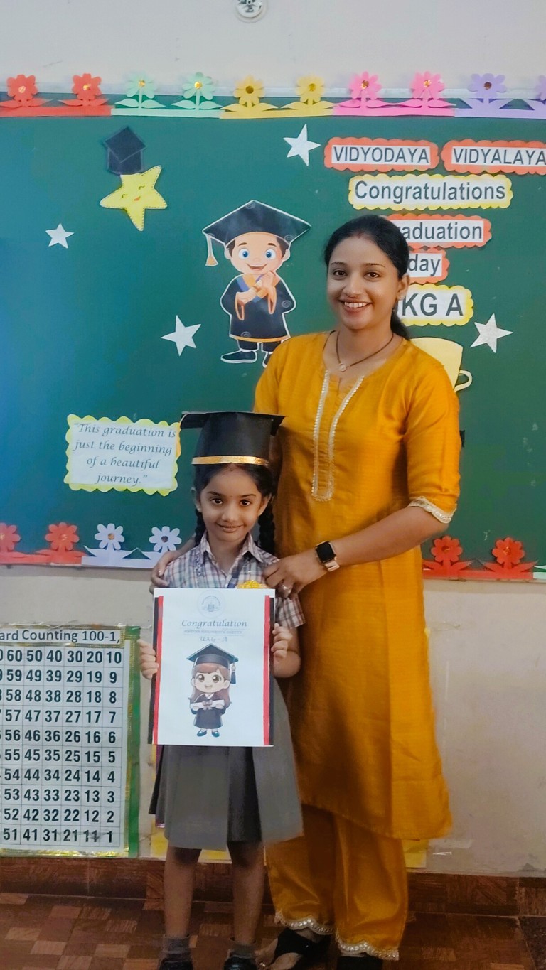 UKG Graduation Day 2026 and Merit Certificate Distribution at Vidyodaya Public School