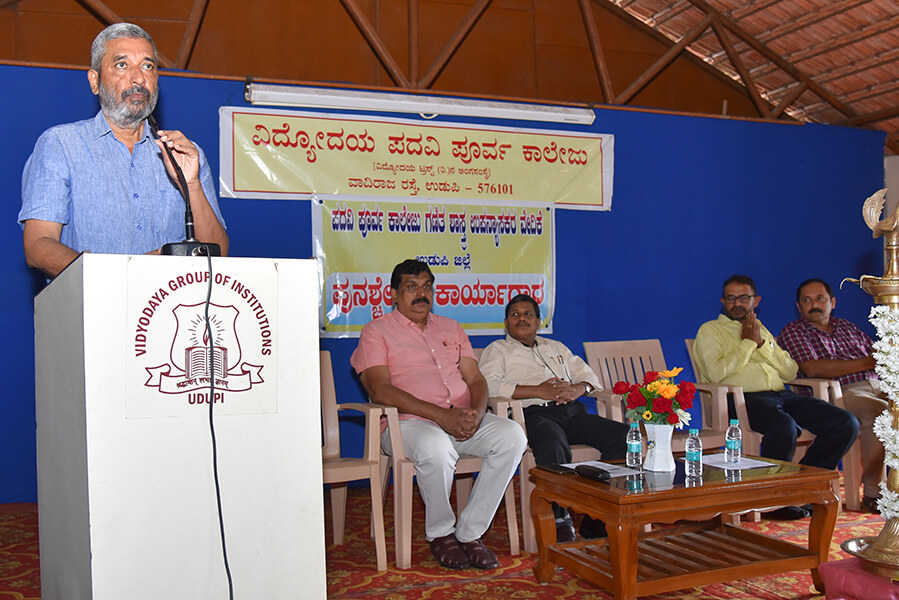 Mathematics Workshop Vidyodaya PU College, Udupi